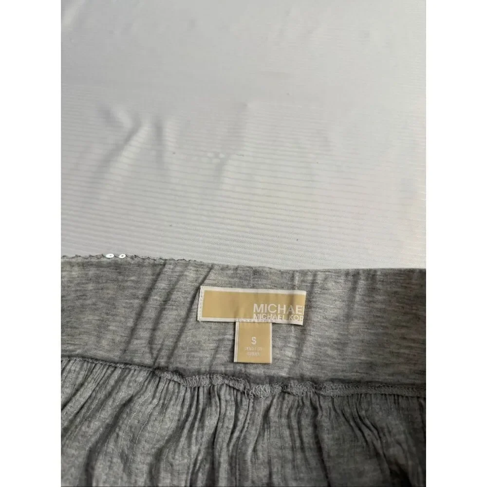 Michael Kors Women’s Silver Sequin Harem Pants Size Small